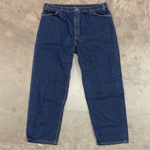 Vintage 1990s Levi's Relaxed Tapered Dark Wash Jeans 44x30